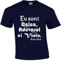 Tricou bleumarin, Eun sunt Calea,Adevarul si Viata